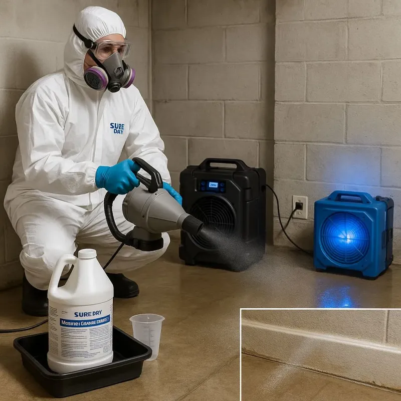 Sanitization and Odor Removal process in Pirtleville, AZ
